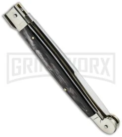 A.G.A. Campolin 12" Brazilian Horn Sicilian Picklock Automatic Knife - Bayonet 5 A.G.A. Campolin 12" Brazilian Horn Sicilian Picklock Automatic Knife - Bayonet -Best Knife Shop 12in aga sicilian braz pic side cm large