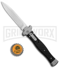 AGA Campolin Zero Carbon Fiber Leverlock Automatic Knife - Bayo Satin Plain 9 AGA Campolin Zero Carbon Fiber Leverlock Automatic Knife - Bayo Satin Plain -Best Knife Shop AGA Campolin Zero CF LL Bayo BP 30461 jr bottlecap large