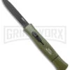 AKC 007 Concord NATO Military OD Green OTF Automatic Knife - Black Flat -Best Knife Shop AKC 007 Concord NATO Military OTF Auto Green Black Flat BHQ 138956 jr large