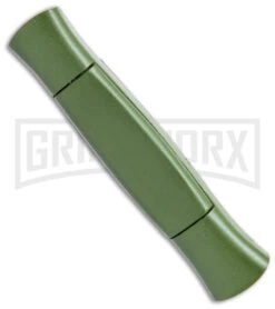 AKC 077 Concord NATO Military Green OTF Automatic Knife - Satin Plain -Best Knife Shop AKC 077 Concord OTF Auto NATO Military Green Satin Flat BHQ 179232 jr side large