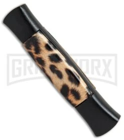 AKC 077 Concord Cheetah OTF Automatic Knife- Flat Grind Black Plain 7 AKC 077 Concord Cheetah OTF Automatic Knife- Flat Grind Black Plain -Best Knife Shop AKC 077 concord cheetah black BP 19135 er side large