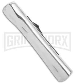 AKC Concord Polish/Black OTF Automatic Knife - Satin Plain 7 AKC Concord Polish/Black OTF Automatic Knife - Satin Plain -Best Knife Shop AKC Concord Polish Black OTF Automatic Knife Satin Plain GX 41618 hd side large