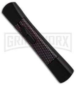 AKC Concord Sim Carbon Fiber OTF Automatic Knife - Flat Black 8 AKC Concord Sim Carbon Fiber OTF Automatic Knife - Flat Black -Best Knife Shop AKC Concord Sim Carbon Fiber black flat BHQ 90291 er spine large