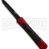 AKC Concord Red/Black OTF Automatic Knife - Tanto Black Plain -Best Knife Shop AKC Concord Tanto Red Black Black BHQ 90289 er large