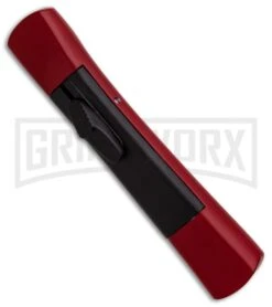 AKC Concord Red/Black OTF Automatic Knife - Tanto Black Plain -Best Knife Shop AKC Concord Tanto Red Black Black BHQ 90289 er spine large