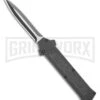 AKC F-16 Black D/A Dagger OTF Automatic Knife - Dagger Two Tone Plain 1 AKC F-16 Black D/A Dagger OTF Automatic Knife - Dagger Two Tone Plain -Best Knife Shop AKC F 16 D A Dagger OTF Automatic Knife Black 3.3in Two Tone BHQ 114108 LS large