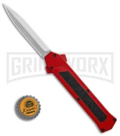 AKC F-16 Red D/A OTF Automatic Knife - Dagger Satin Plain 9 AKC F-16 Red D/A OTF Automatic Knife - Dagger Satin Plain -Best Knife Shop AKC F 16 DA Dagger Red Satin BHQ 87409 er bottlecap large