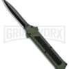 AKC F-16 Green D/A OTF Automatic Knife - Dagger Black Plain 2 AKC F-16 Green D/A OTF Automatic Knife - Dagger Black Plain -Best Knife Shop AKC F 16 Green DA OTF Auto Dagger Black Plain GX 33106 jr large