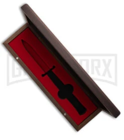 AKC 9" Snakewood Auto Swinguard Knife Italian Stiletto W/ Case - Satin Plain 11 AKC 9" Snakewood Auto Swinguard Knife Italian Stiletto W/ Case - Satin Plain -Best Knife Shop AKC Fancy Box side large