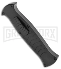 Best Knife Shop -Best Knife Shop AKC X treme EVO OTF Automatic Knife Black 3.5 Black Dagger BHQ 119845 LS Spine large