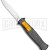 AKC X-treme EVO Black / Orange Slide OTF Automatic Knife - Satin Plain -Best Knife Shop AKC X treme EVO OTF Automatic Knife Black Orange Slide 3.5in Satin BHQ 114879 LS large