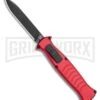 AKC X-treme EVO RB OTF Automatic Knife - Red Black Plain 2 AKC X-treme EVO RB OTF Automatic Knife - Red Black Plain -Best Knife Shop AKC X treme EVO OTF Automatic Knife Red 3.5in Black EVO ROB BHQ 115345 LS large