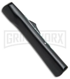 AKC Concord Arctic Camo OTF Automatic Knife - Flat Grind Black Plain -Best Knife Shop AKC concord arctic camo black BP 19137 er side large