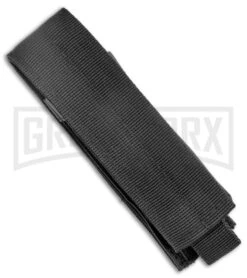 Atomic Defender Medium OTF Red Skull Tanto Knife - (3.25" Two-Tone Satin) -Best Knife Shop Atomic Defender Medium OTF Auto Red Skull TT Tanto GX 37506 jr sheath large