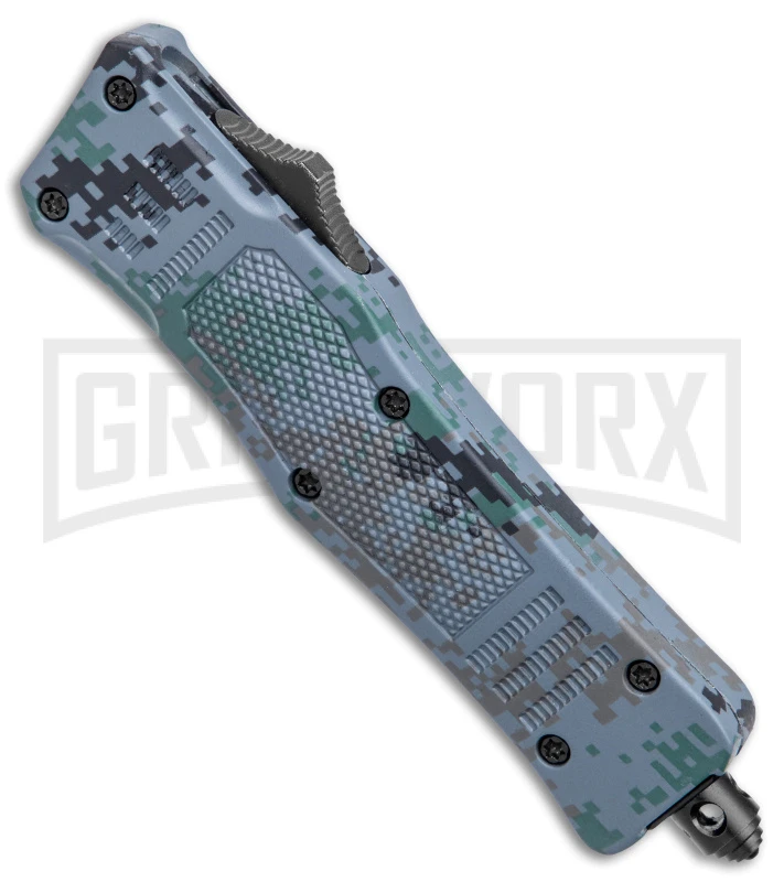 Atomic Defender Mini OTF Automatic Knife Digi Camo - Two Tone Tanto Serr 4 Atomic Defender Mini OTF Automatic Knife Digi Camo - Two Tone Tanto Serr - Image 2