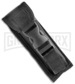 Atomic Defender Medium OTF Automatic Knife OD Green - Two Tone Drop Point -Best Knife Shop Atomic Defender OTF OD Green DP TT GX 36388 jr sheath large