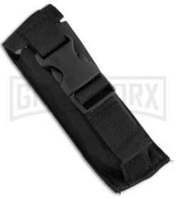 Atomic Defender Large OTF Automatic Knife Black - Satin Recurve Tanto -Best Knife Shop Atomic Defender OTF Recurve Tanto Black Satin 6PA21 55B BP 19783 jr case large