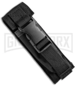 Atomic Lance Tanto Black OTF Automatic Knife - Two Tone Plain -Best Knife Shop Atomic Lance Tanto Black TT WNS IT M11 BP 19197 jr sheath large