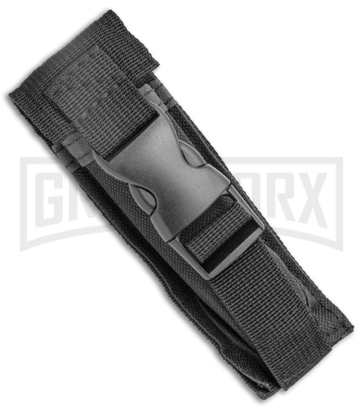 Atomic Lance Black OTF Automatic Knife - Two Tone Double Serr 6 Atomic Lance Black OTF Automatic Knife - Two Tone Double Serr - Image 4