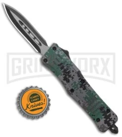 Atomic Defender Mini OTF Automatic Knife Green Digi Camo - Two Tone Dagger -Best Knife Shop Atomic Mini Defender Green Digi Camo OTF Auto Dagger Black GX 33723 jr bottlecap large