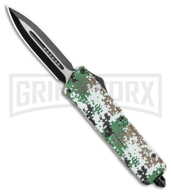 Rumble Camo D/A OTF Automatic Knife - Dagger Two Tone 3 Rumble Camo D/A OTF Automatic Knife - Dagger Two Tone
