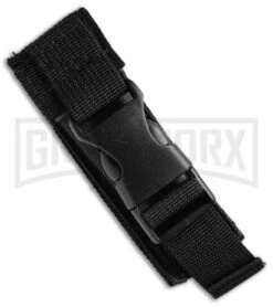 Atomic Shield Dagger Black OTF Automatic Knife - Plain -Best Knife Shop Atomic Shield Dagger Black TT Serr BP 19057 jr sheath large