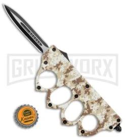 Atomic Tan Digital Camo OTF Automatic Knuckle Knife - Dagger Two-Tone 11 Atomic Tan Digital Camo OTF Automatic Knuckle Knife - Dagger Two-Tone -Best Knife Shop Atomic Tan Digital Camo OTF Auto Knuckle Knife Dagger TT GX 37560 jr bottlecap large
