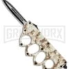 Atomic Tan Digital Camo OTF Automatic Knuckle Knife - Dagger Two-Tone -Best Knife Shop Atomic Tan Digital Camo OTF Auto Knuckle Knife Dagger TT GX 37560 jr large