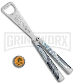 BB Barfly Ying Yang Maze Bottle Opener Butterfly Trainer -Best Knife Shop BB Barfly Bottle Opener Butterfly Trainer Ying Yang Maze BHQ 83037 jr bottlecap large