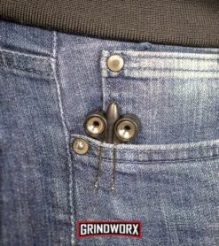 BaliYo By Spyderco Butterfly Pen Flipper Black/Gray -Best Knife Shop BaliYo by Spyderco Pen Butterfly Flipper Black BHQ 4501 kp in pocket web large 1