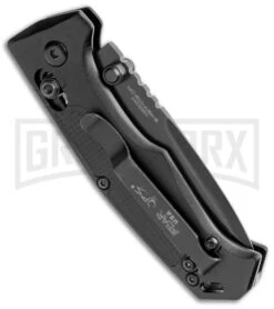 Bear OPS Mini Rancor IV Tanto Black Slide Lock Knife - Black Plain 7 Bear OPS Mini Rancor IV Tanto Black Slide Lock Knife - Black Plain -Best Knife Shop Bear OPS Mini Rancor IV Tanto Slide Lock Black BHQ 107349 jr side large