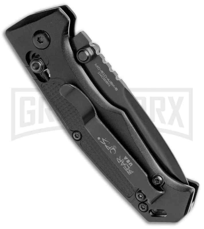 Bear OPS Mini Rancor IV Tanto Black Slide Lock Knife - Black Plain 5 Bear OPS Mini Rancor IV Tanto Black Slide Lock Knife - Black Plain - Image 3
