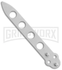 Bear OPS Bear Song IV Arctic White Balisong Butterfly Knife W/Trainer - Black -Best Knife Shop Bear Ops Bear Song IV Butterfly Arctic White Trainer Satin B 400 ALW B BHQ 79336 jr trainer large