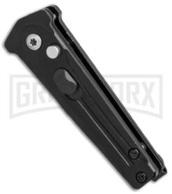 Bear Ops Black Bold Action III Mini Automatic Knife - Black Plain -Best Knife Shop Bear Ops Bold Action III mini black black BHQ 68882 er spine large