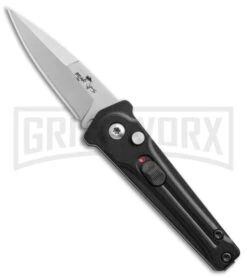 Bear Ops Black Bold Action III Mini Automatic Knife - Gray Plain