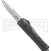Bear Ops Drop Point D/A OTF Automatic Knife Gray - Satin Plain -Best Knife Shop Bear Ops Tanto DA gray satin plain BP 24903 er large