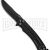 Bear OPS Bear-Song VI Black Butterfly Knife - Black Plain 1 Bear OPS Bear-Song VI Black Butterfly Knife - Black Plain -Best Knife Shop Bear Son Breeden B 600 B 35032 BHQ 51710 jr large