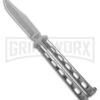 Bear & Son Knives SS14 Stainless Steel Butterfly Knife - Clip Point Bead Blast -Best Knife Shop Bear Son Knives SS14 Stainless Steel Butterfly Knife CP BB BHQ 87939 td large