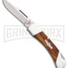 Bear & Son Kodiak Desert Ironwood Folding Knife - Satin Plain
