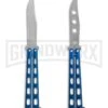 Bear & Son 114BL & 114BLTR Blue Butterfly Knife 2-Pack -Best Knife Shop Bear and Son 2 Pack Butterfly Special Blue BHQ 88811 er large