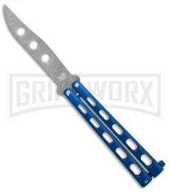 Bear & Son 114BL & 114BLTR Blue Butterfly Knife 2-Pack -Best Knife Shop Bear and Son 2 Pack Butterfly Special Blue BHQ 88811 er trainer large