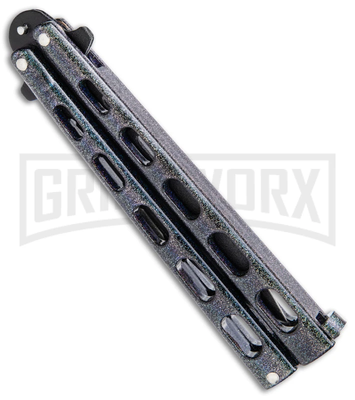 Bear & Son 115GX Galaxy Butterfly Knife - Black Plain 5 Bear & Son 115GX Galaxy Butterfly Knife - Black Plain - Image 3