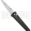 Bear Ops Black Bold Action III Automatic Knife - Bead Blast Plain -Best Knife Shop Bear ops Bold action 3 bb BHQ 51648 jr large