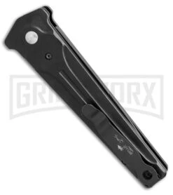 Bear Ops Black Bold Action III Small Automatic Knife - Black Plain -Best Knife Shop Bear ops Bold action 3 small black BHQ 51647 er side large