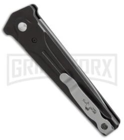 Bear Ops Black Bold Action III Small Automatic Knife - Bead Blast Plain 7 Bear Ops Black Bold Action III Small Automatic Knife - Bead Blast Plain -Best Knife Shop Bear ops bold action 3 small bb BHQ 52097 jr side large