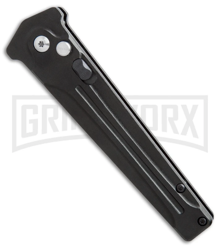 Bear Ops Black Bold Action III Small Automatic Knife - Bead Blast Plain 4 Bear Ops Black Bold Action III Small Automatic Knife - Bead Blast Plain - Image 2