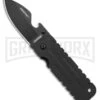 Blackhawk Hawkpoint Black G-10 Pocket Knife - Black Plain -Best Knife Shop Blackhawk Hawkpoint Compact black G 10 Black BHQ 175061 jr large