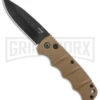 Boker Kalashnikov Coyote Brown Automatic Knife - Drop Point Black Plain -Best Knife Shop Boker Kalashnikov Auto Coyote D2 Black BHQ 144762 jr large