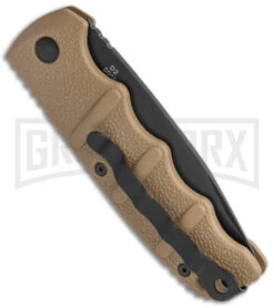 Boker Kalashnikov Coyote Brown Automatic Knife - Drop Point Black Plain -Best Knife Shop Boker Kalashnikov Auto Coyote D2 Black BHQ 144762 jr side large