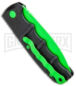 Boker Kalashnikov Automatic Knife - D2 Dagger Electric Green Plain -Best Knife Shop Boker Kalashnikov Black Widow Green jr side large